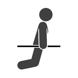 Chest Dip - Starting Position