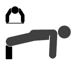 Decline Push Up - Starting position