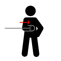 Internal Rotation - Moving toward the body