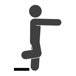 Skater Squat - Starting position