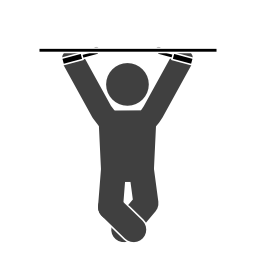 Wide Grip Pull Up - Starting position